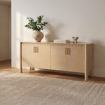 Alternative view of Wiley 4 Door Sideboard Natural
