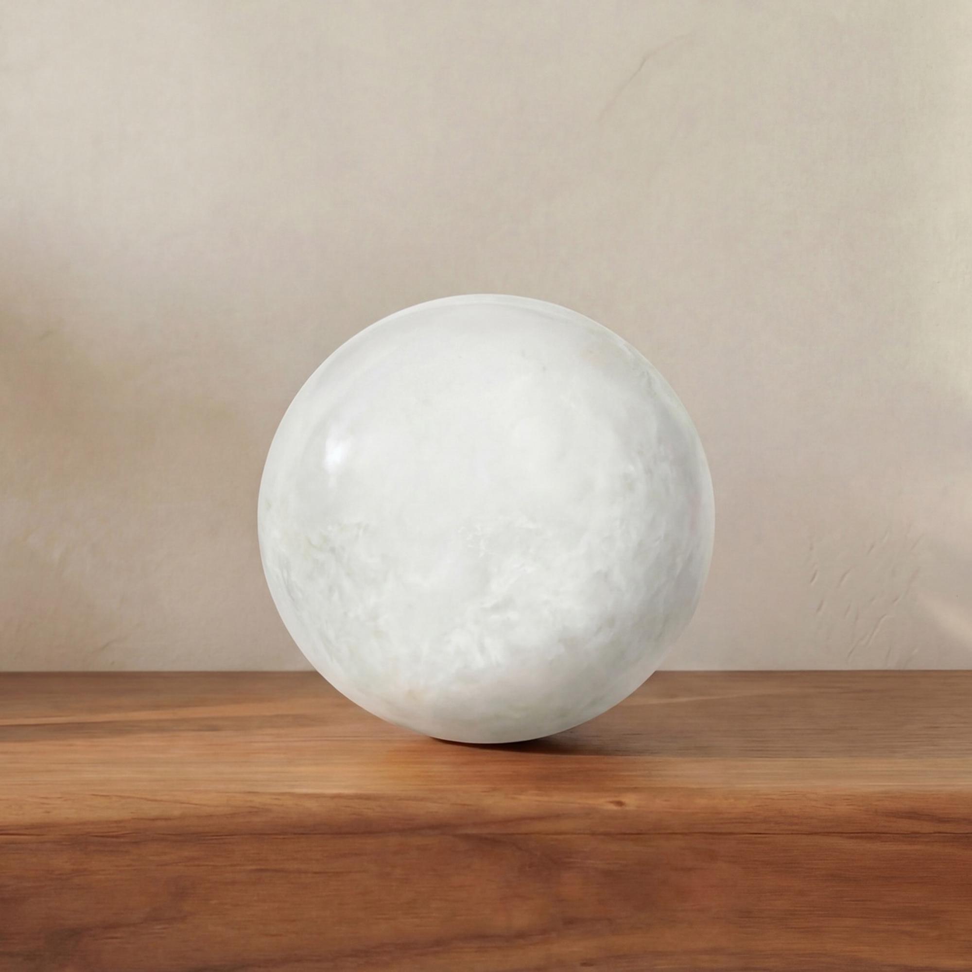 Odessa Sphere Tabletop Accent Green Onyx Marble - Image 2