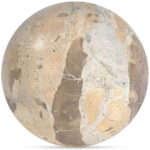 Odessa Sphere Tabletop Accent Tendu Beige Marble - Image 4