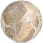 Odessa Sphere Tabletop Accent Tendu Beige Marble - Image 3