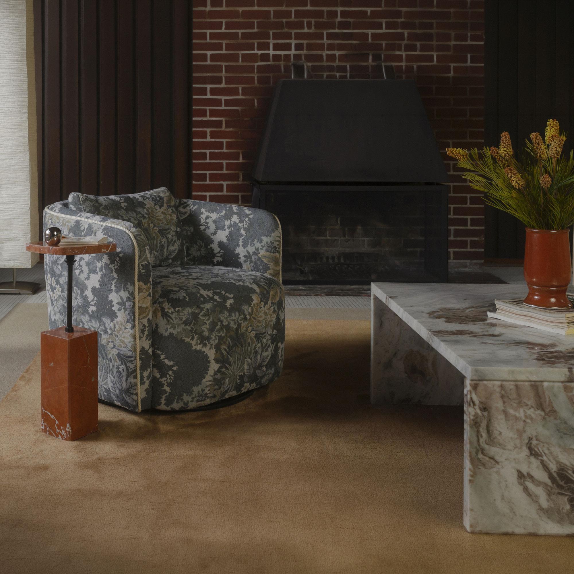 Caro Side Table Rosso Alicante Marble - Image 3