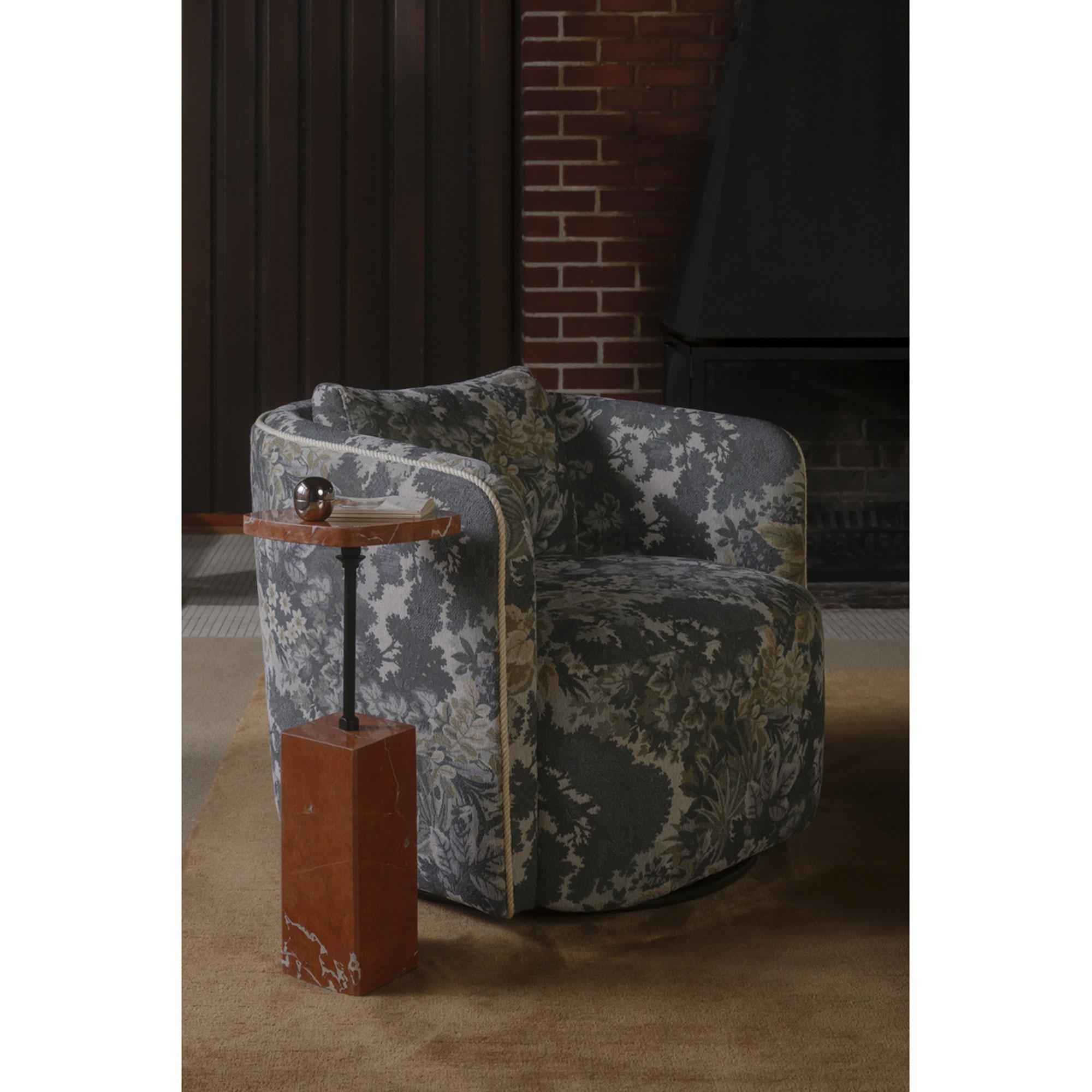 Caro Side Table Rosso Alicante Marble - Image 7