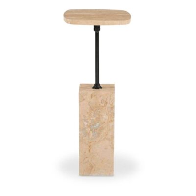 Caro Side Table Travertine