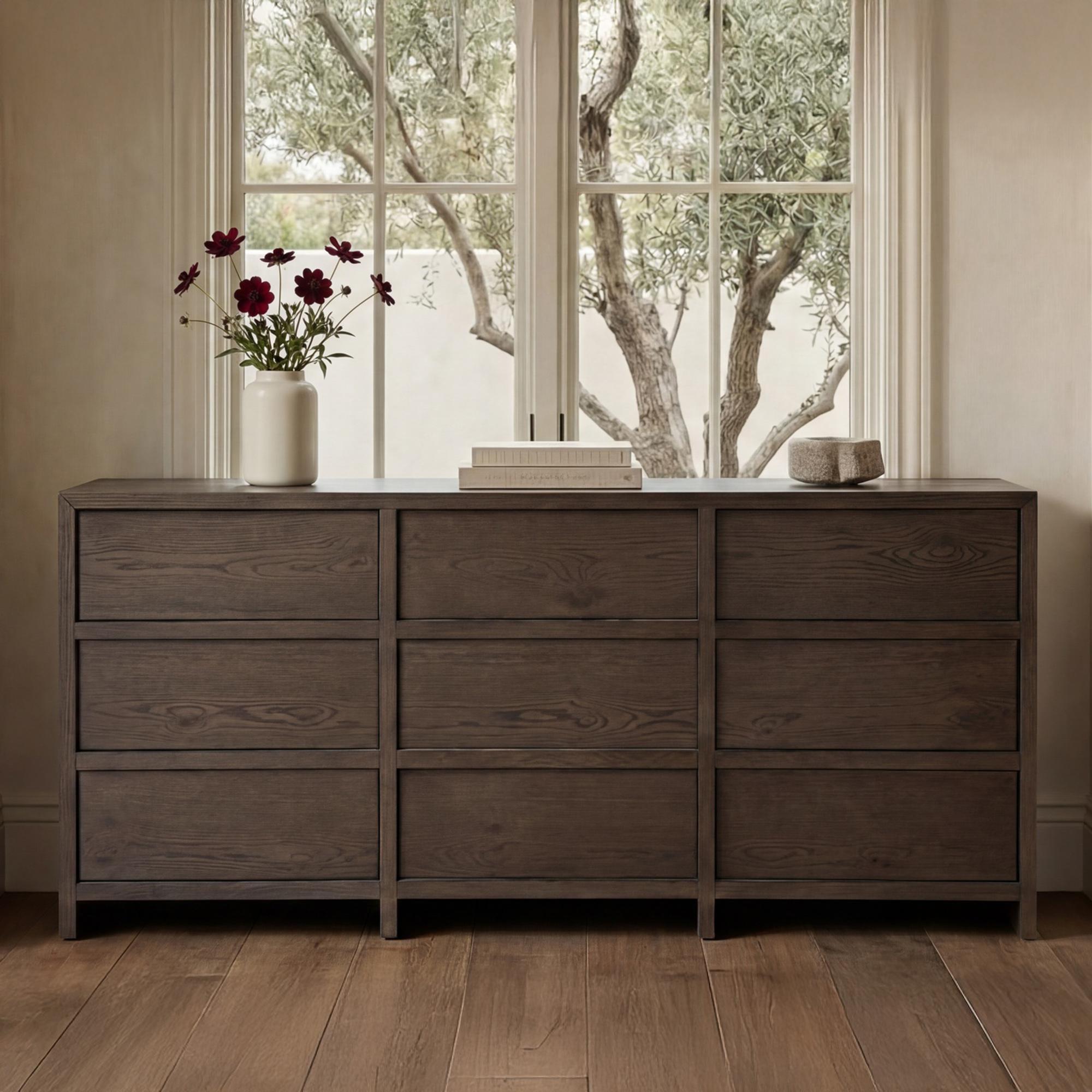 Jenson 9 Drawer Dresser Brown - Image 2