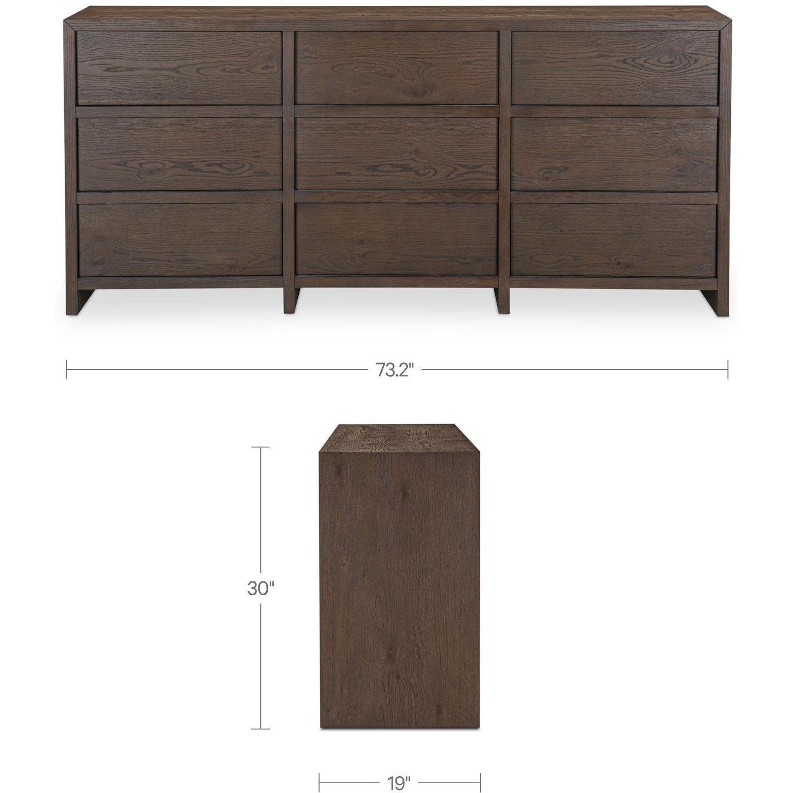 Jenson 9 Drawer Dresser Brown - Image 3
