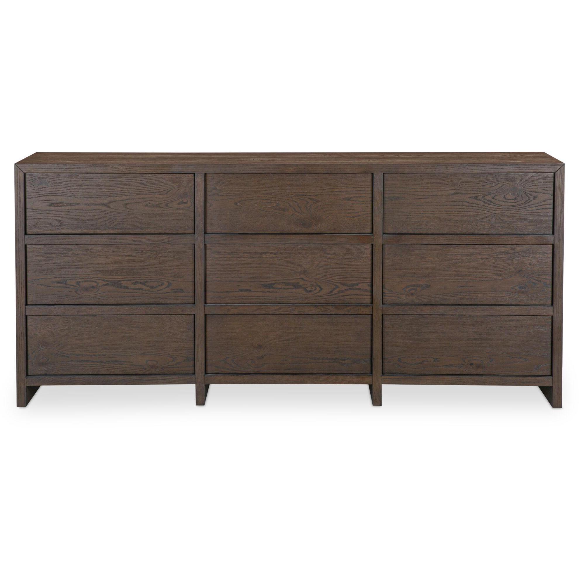 Jenson 9 Drawer Dresser Brown