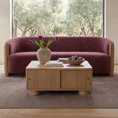 Alternative view of Hobbs Storage Coffee Table Natural