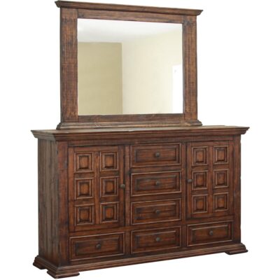 Alternative view of Terra 6 Drawer 2 Doors Dresser