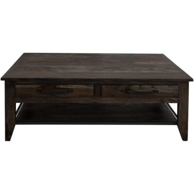 Alternative view of Teak 4 Drawer 1 Shelf Cocktail Table