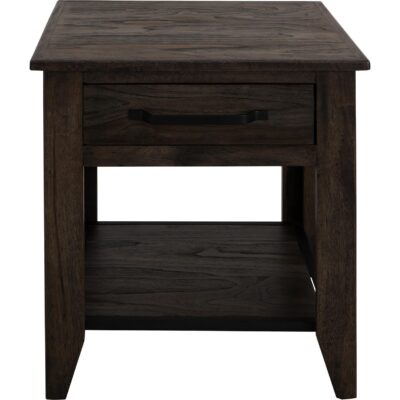 Alternative view of Teak 1 Drawer 1 Shelf End Table