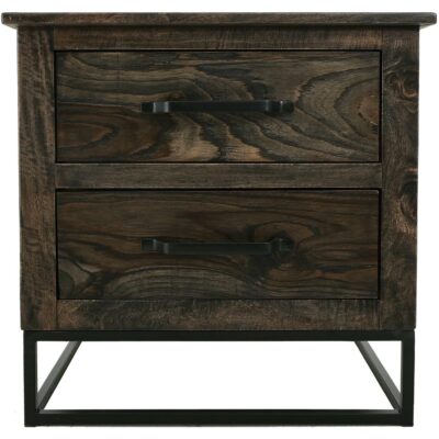 Alternative view of Teak 2 Drawer Nightstand