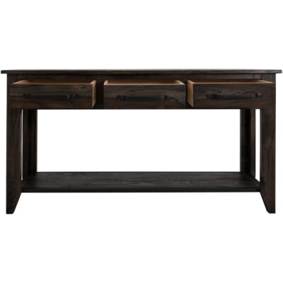 Alternative view of Teak 3 Drawer 1 Shelf Sofa Table