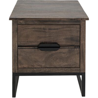 Alternative view of Dark Mita 2 Drawer End Table