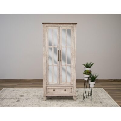 Alternative view of Sahara 1 Drawer 2 Glass Doors Cabinet