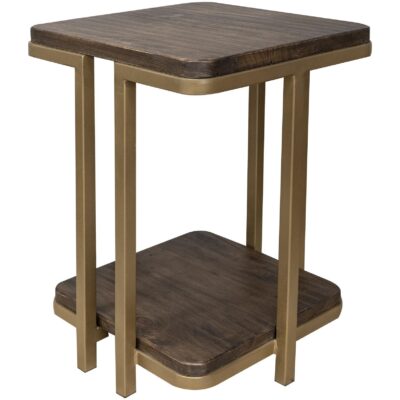 Onix Metal Base Chairside Table