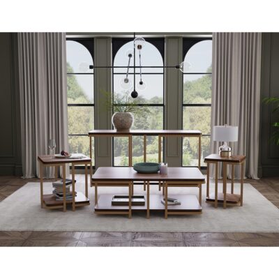 Alternative view of Onix Metal Base Sofa Table