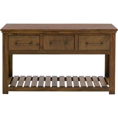 Alternative view of Walnut 3 Drawer Sofa Table