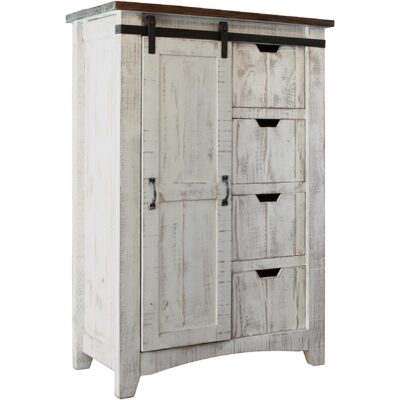 Pueblo 4 Drawer 1 Door Chest