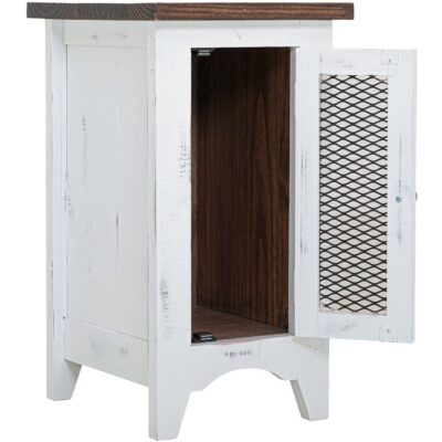 Alternative view of Pueblo 1 Metal Mesh Door Chairside Table