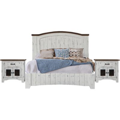 Alternative view of Pueblo 1 Drawer 2 Mesh Door Nightstand