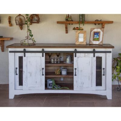 Alternative view of Pueblo 4 Door 70" TV Stand