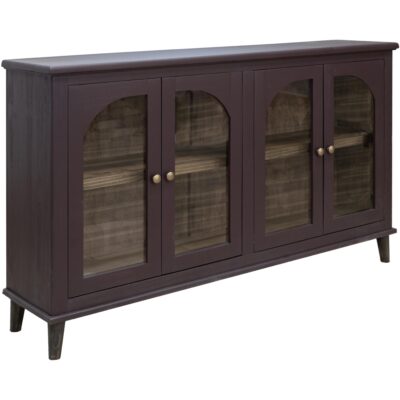 Genova 4 Glass Doors Console