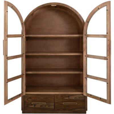 Alternative view of Balam 2 Drawer & 2 Glass Doors Cabinet