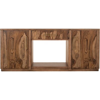 Balam 1 Drawer & 2 Door TV Stand for Fireplace