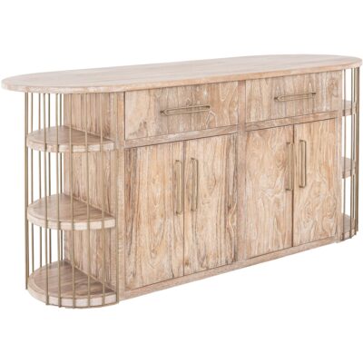 Balam 2 Drawer & 4 Door 6 Shelf Kitchen Island