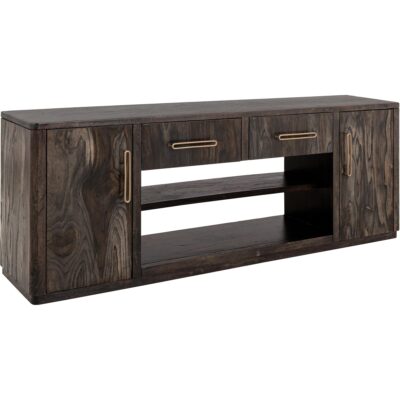 Balam 2 Drawer & 2 Door TV Stand 80" for Fireplace