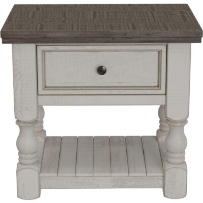 Alternative view of Stone 1 Drawer Nightstand