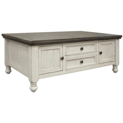 Stone 4 Drawer Cocktail Table