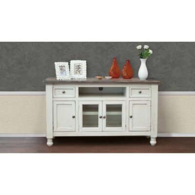 Alternative view of Stone 2 Drawer 4 Doors 60" TV Stand
