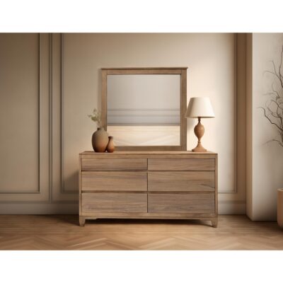 Alternative view of Parota Nova 6 Drawer Dresser
