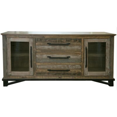 Loft Brown 3 Drawer 2 Door Buffet