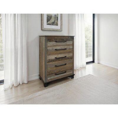 Alternative view of Loft Brown 5 Drawer Chest