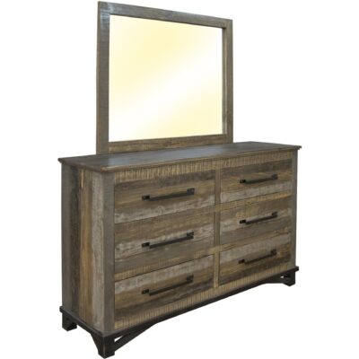 Alternative view of Loft Brown 6 Drawer Dresser