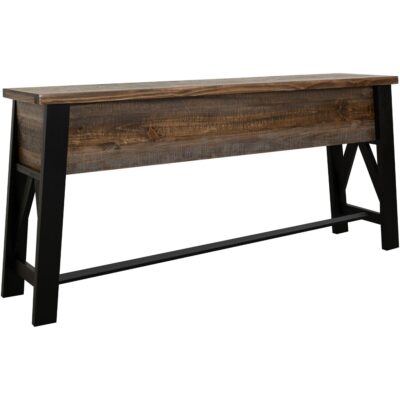 Loft Brown Counter Height Sofa Table