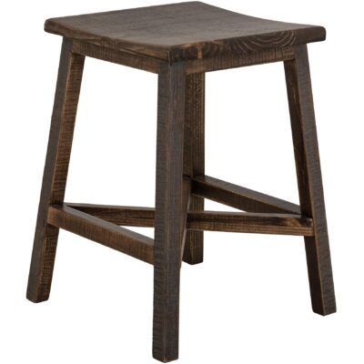 Loft Brown 24" Wooden Stool