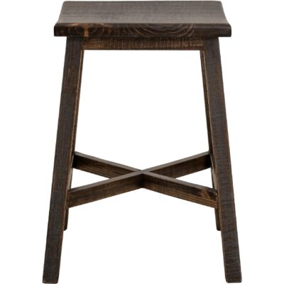 Alternative view of Loft Brown 24" Wooden Stool