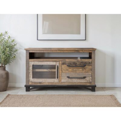 Alternative view of Loft Brown 2 Drawer 1 Door 52" TV Stand