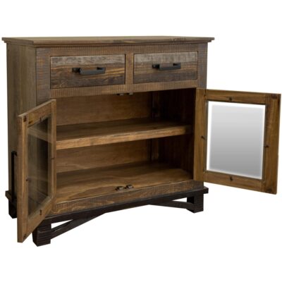 Alternative view of Loft Brown 2 Drawer 2 Doors Server