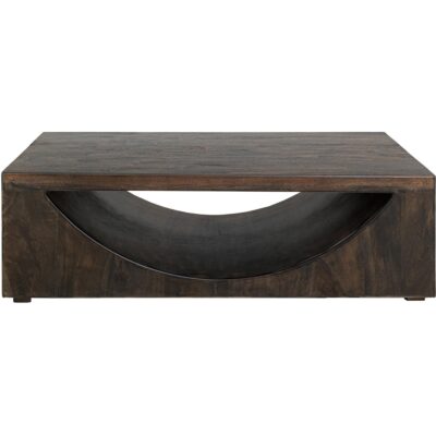 Alternative view of Dark Mezquite Wooden Cocktail Table