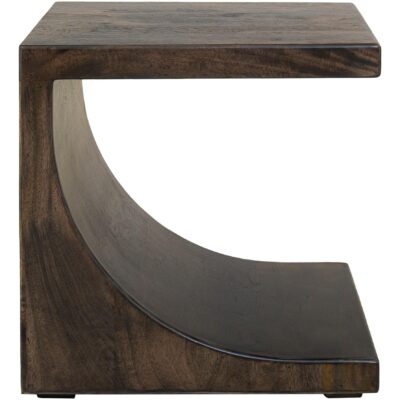 Alternative view of Dark Mezquite Wooden End Table