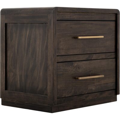 Alternative view of Dark Mezquite 2 Drawer Nightstand