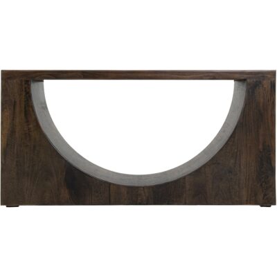 Alternative view of Dark Mezquite Wooden Sofa Table