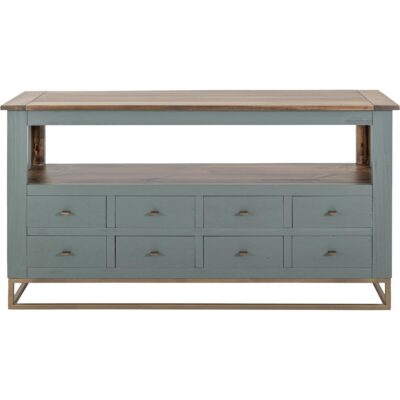 Alternative view of Timber 8 Drawer 1 Shelf Sofa Table