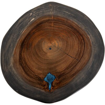 Alternative view of Parota Epoxy Live Edge Chairside Table