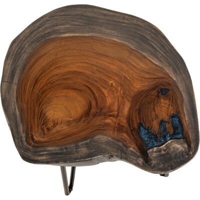 Alternative view of Parota Epoxy Live Edge End Table