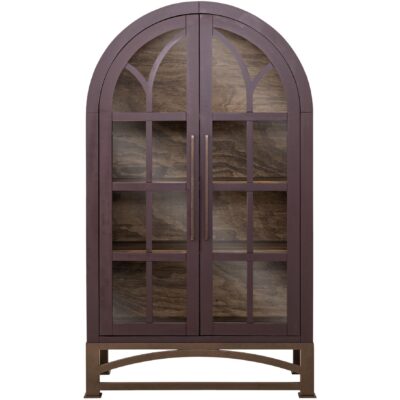 Obsidian 2 Glass Door Cabinet